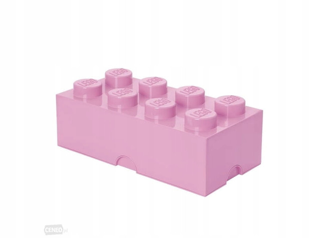 LEGO Pojemnik na Klocki Storage Brick 4x2 Jasnoróżowy 50cm