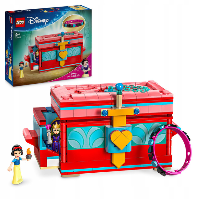 LEGO® Disney Princess 43276 Szkatułka na Biżuterię Królewna Śnieżka + Zła Królowa