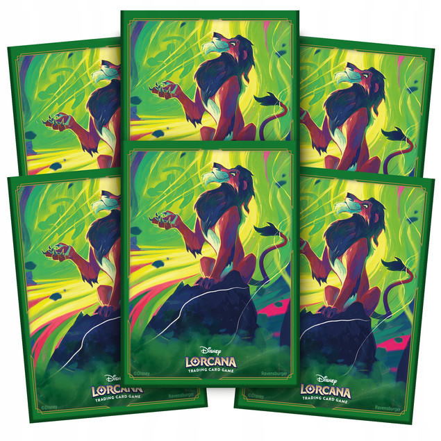 Disney Lorcana Azurite Sea Koszulki na karty Scar