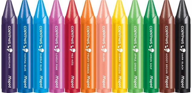Kredki świecowe JUMBO dla dzieci 2+