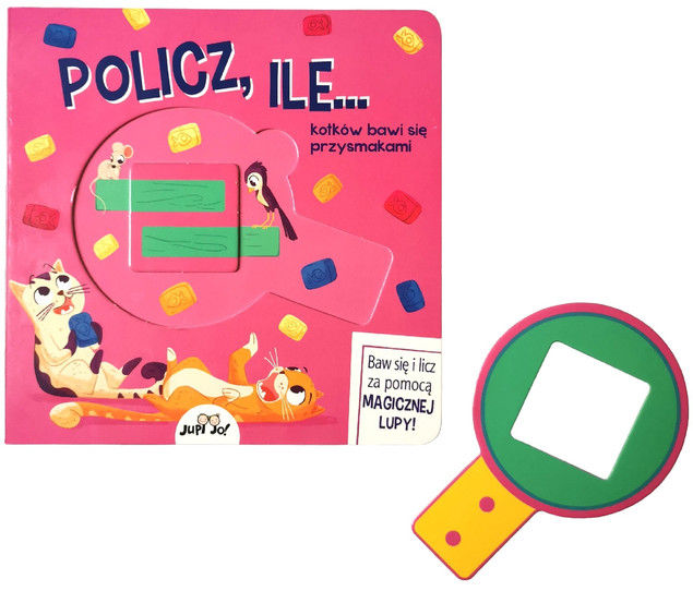 Policz ile... (książka z magiczną lupą) Luca Leone, Paolo Mancini