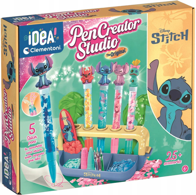 Clementoni Idea Fabryka Długopisów Stitch Zestaw Kreatywny