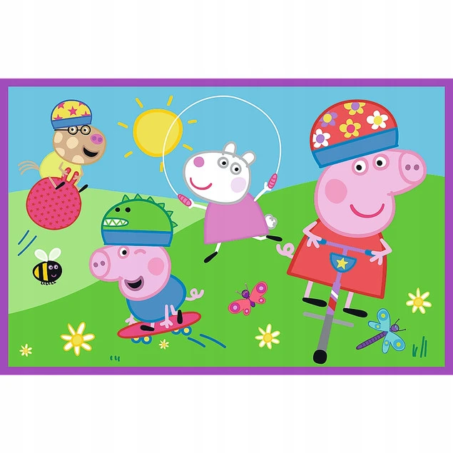 Układanki Świnka Peppa 2x24 el. z certyfikatem FSC