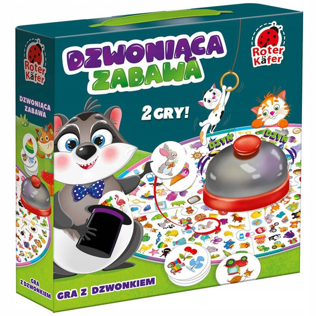 DZWONIĄCA ZABAWA GRA Z DZWONKIEM ROTER KAFER 2W1 OUTLET