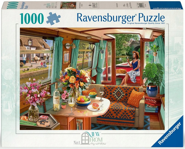 Puzzle Wakacyjny rejs łodzią 1000 elementów Ravensburger