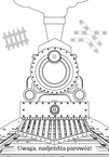 Kolorowanka Maluszkowe Malowanie Pociągi 2+ Skrzat