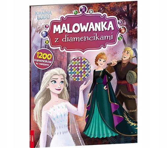 Disney Kraina Lodu Malowanka z diamencikami DKO-9102 Praca zbiorowa