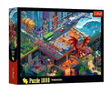 Puzzle Trefl 1000 el. MIASTO PIXEL - Futurystyczny Świat AI