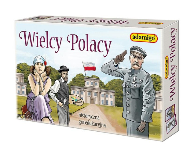 Gra Planszowa Adamigo Wielcy Polacy: Historyczna Gra Edukacyjna o Polsce