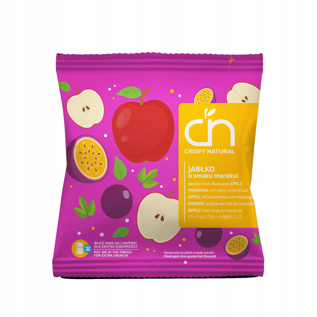 Crispy Natural MIX Smaków Chispy OWOCE WARZYWA Jabłko Marchew Marakuja x4