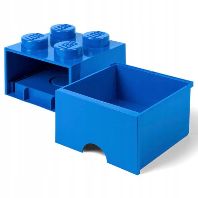 Szuflada klocek LEGO® Brick 4 (Niebieski)