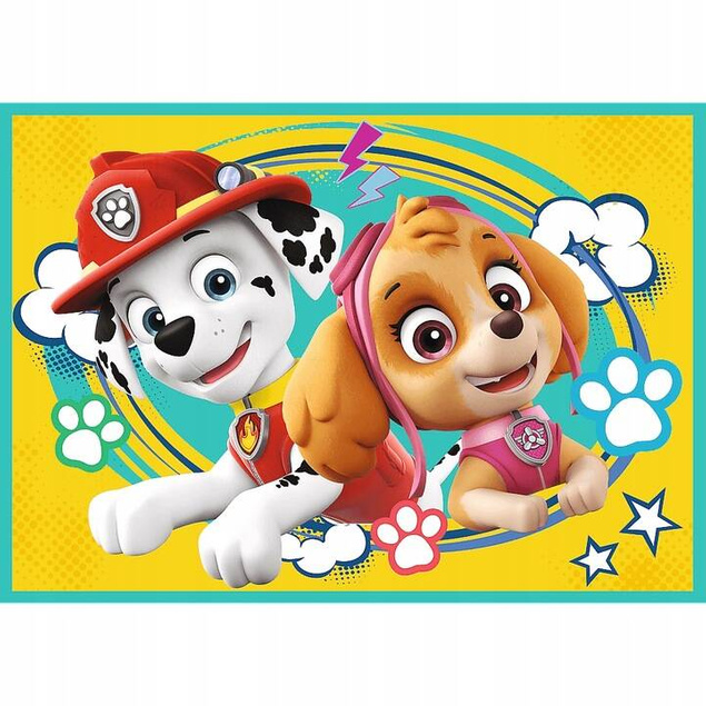 Puzzle 4w1 Psi Patrol Chase Marschall Sky Paw Patrol Trefl OUTLET