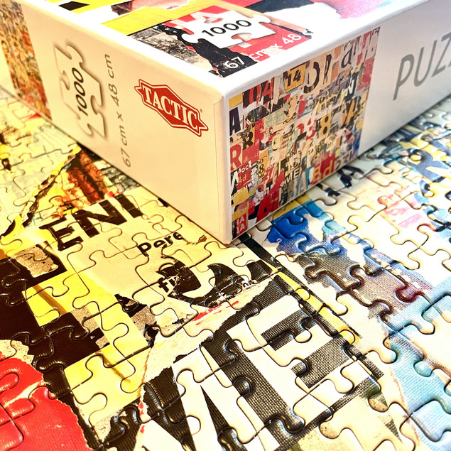 Puzzle Tactic 1000 el. Poster Collage Pattern Fińskie 67x48cm