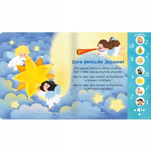 Polskie KOLĘDY DLA DZIECI Słuchaj i Śpiewaj Podgórska 0+ Aksjomat x2