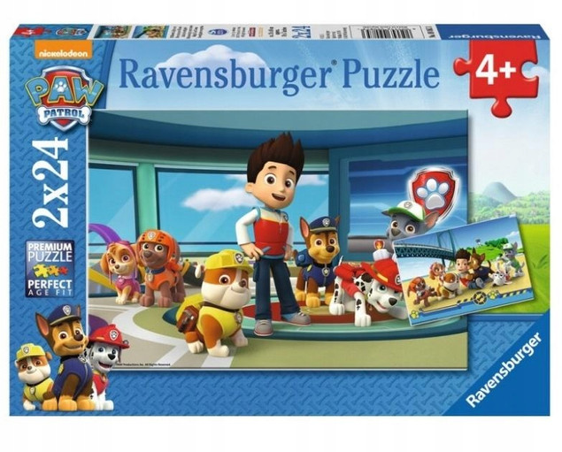 Psi Patrol Puzzle 2X24 Rubble i przyjaciele