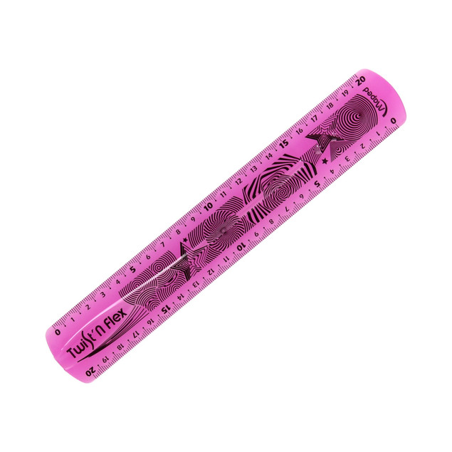 Linijka szkolna Twist'n Flex niełamliwa 20 cm