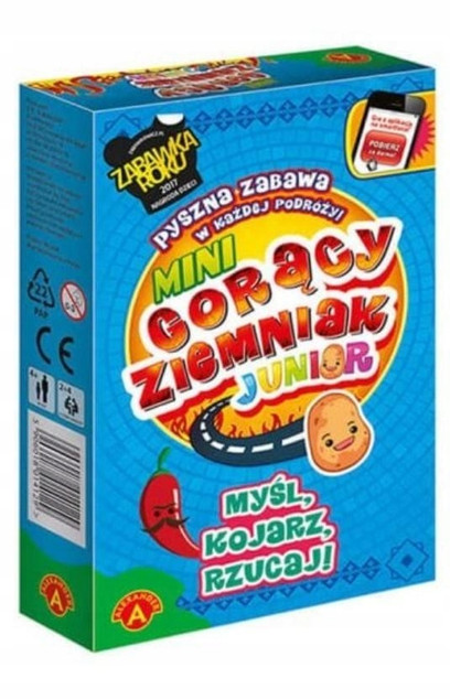 Gorący Ziemniak Junior Mini Rodzinna Gra Losowa Planszowa 4+ Alexander 1412