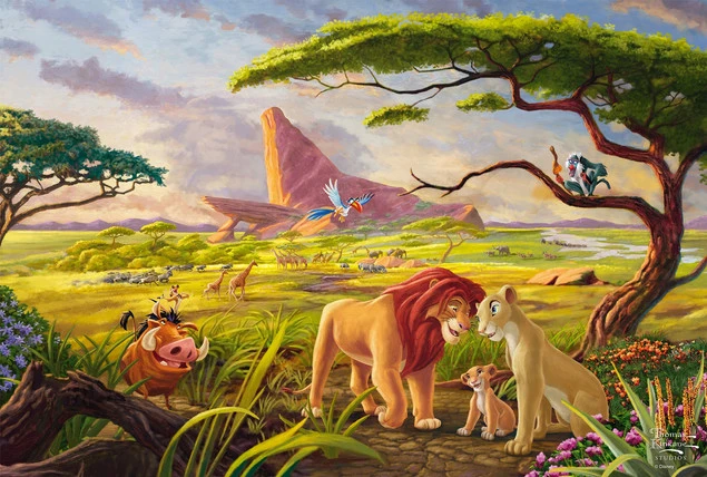 PQ Puzzle 200 el. THOMAS KINKADE Król Lew (Disney) Schmidt_2