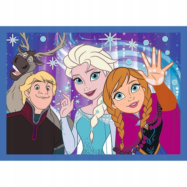 Puzzle 4w1 Układanka DISNEY Król Lew Kraina Lodu Encanto 4+ Trefl