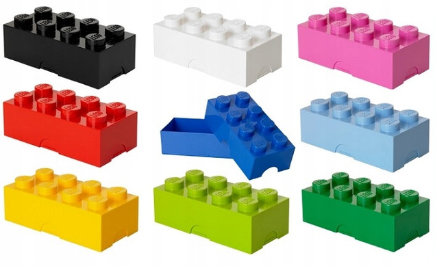 Śniadaniówka LEGO Klocek 8 Lunch Box Żółta 950 ml