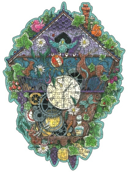 Puzzle Ravensburger Zegar z kukułką drewniane 300 elementów