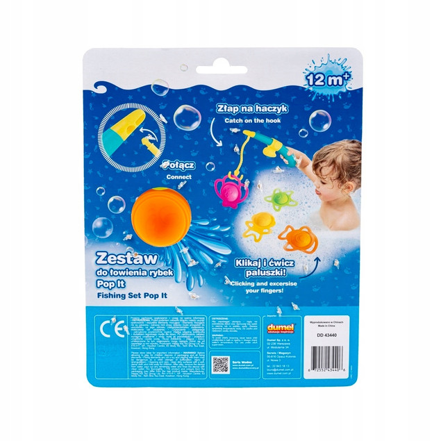 Dumel Zestaw do łowienia rybek Pop It 434406