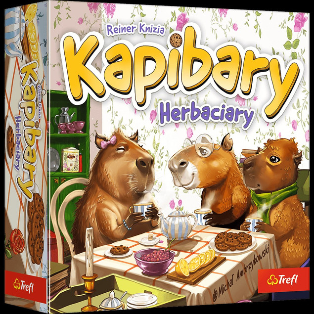 Kapibary Herbaciary – gra karciana 77 kart, Trefl