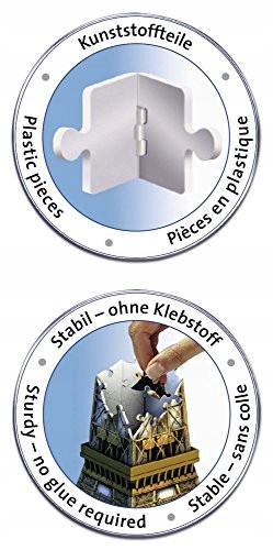 Puzzle 3D Ravensburger Wieża Eiffela 216 elementów