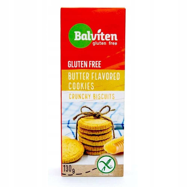 Ciastka maślane kruche bez glutenowe Balviten 130g