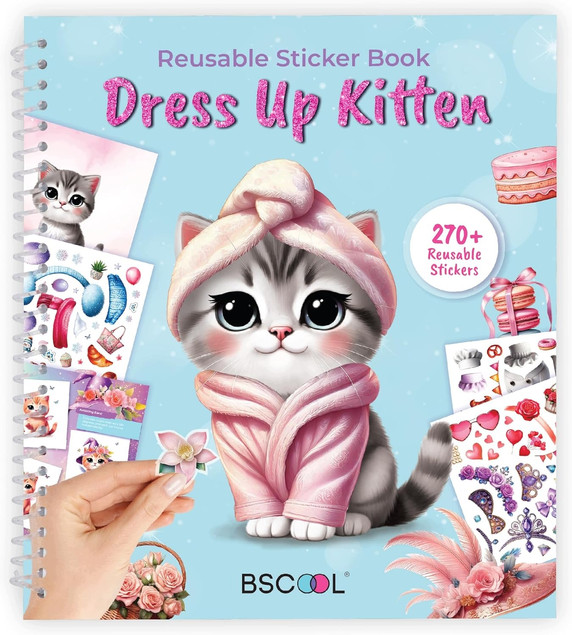 Pluszowy Kotek do Przebierania DRESS UP KITTEN BSCOOL