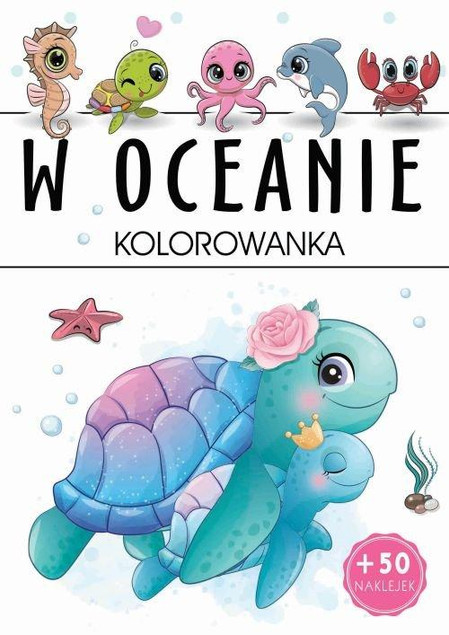 Kolorowanka z Naklejkami W Oceanie dla Dzieci Arti