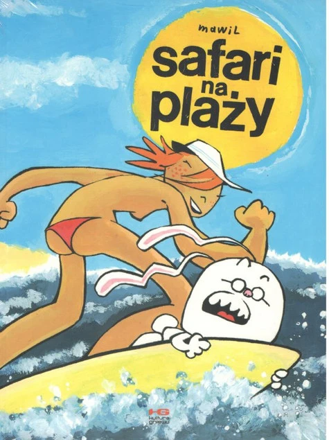 Okładka komiksu Safari na plaży Markusa Witzela