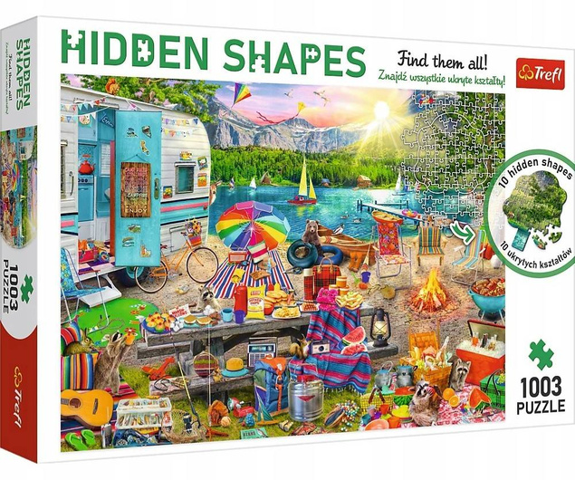 Puzzle Hidden Shapes 1000 Wycieczka kamperem 10677 