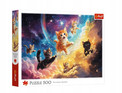 Puzzle Trefl 500 elementów Kosmiczne Kotki 37557