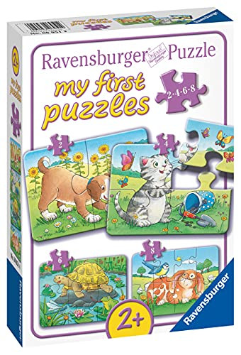 Ravensburger Moje první puzzle Domácí mazlíčci 4w1 (2,4,6,8 elementów)