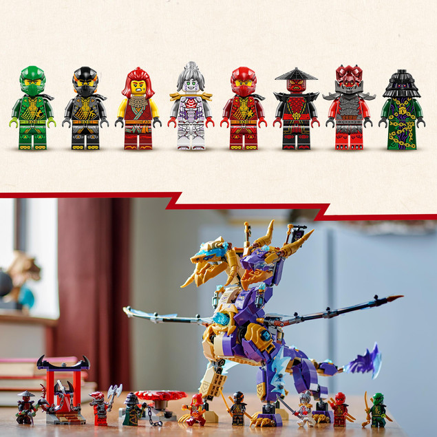 LEGO NINJAGO Arcysmok skupienia (71836) Zestaw klocków 869 elementów