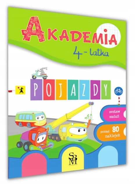 Akademia 4-Latka POJAZDY Ewa i Tomasz Parnas 4+ SBM
