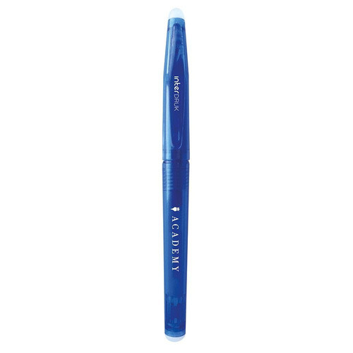 Długopis Zmazywalny Interdruk Academy Niebieski 0.7mm + 3 Wkłady