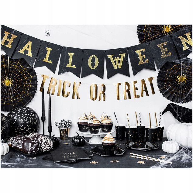 Girlanda na Halloween Party Deco GRL47 175 cm czarna