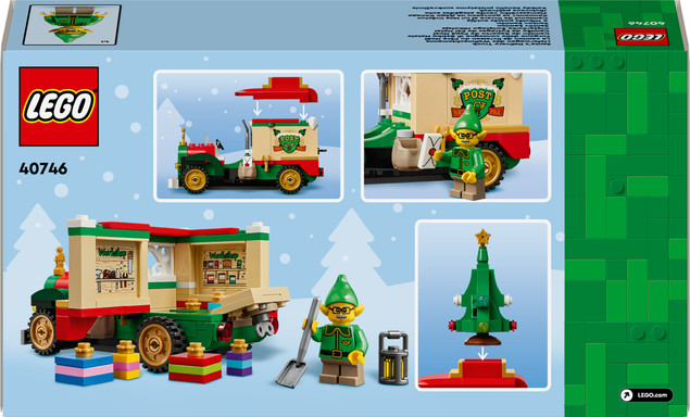 Klocki LEGO 40746 Ciężarówka Świętego Mikołaja Zestaw Świąteczny
