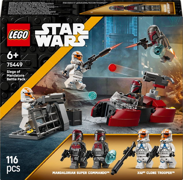 LEGO Star Wars - Oblężenie Mandalory - zestaw bitewny 75449