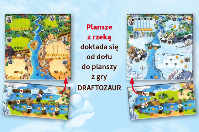 Gra Draftozaur 2 dodatki: Pterodaktyle, Plezjozaury NK