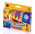 Kredki Świecowe Woskowe Premium Dla Dzieci 12 Kolorów 3+ Astra