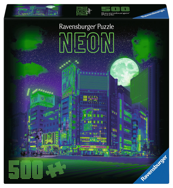 RAVENSBURGER Kolekcja Neonowa: Tokio 500 elementów