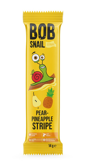 Żelki Owocowe BOB Snail – Gruszka i Ananas