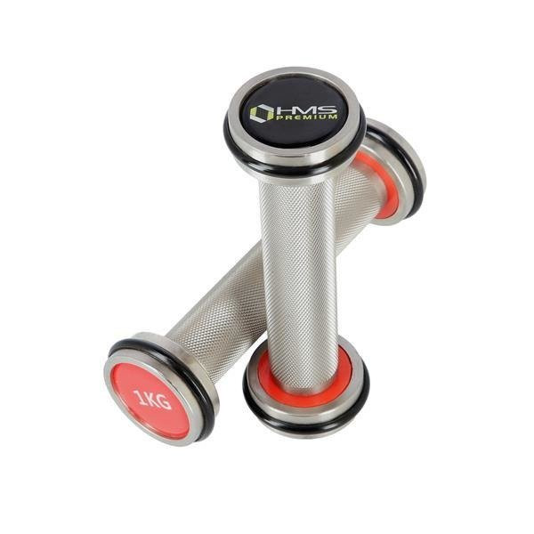 Hantle chromowane, radełkowane 2 x 1 KG HH01 HMS
