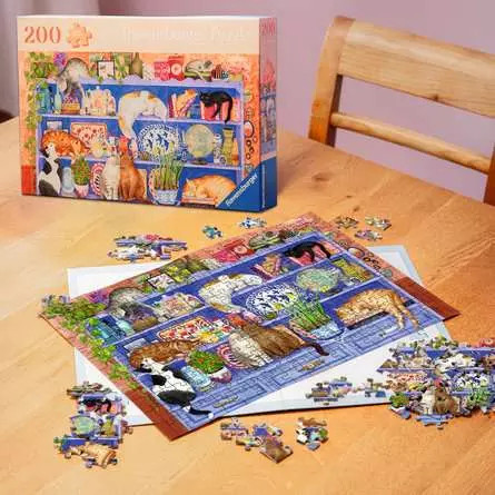 Puzzle RAVENSBURGER Koty na półce 12001367 (200 elementów)