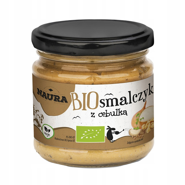Naura Smalczyk Wegański z Cebulą BIO 190 g