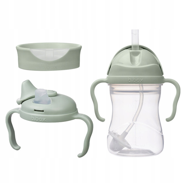 Kubek do nauki picia B.Box Silikonowy Niekapek ze Słomką 240 ml