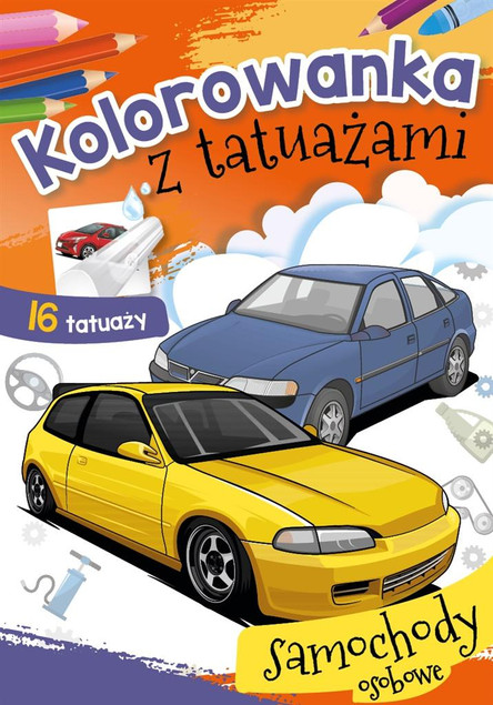 Kolorowanka Z Tatuażami Samoloty 3+ Skrzat